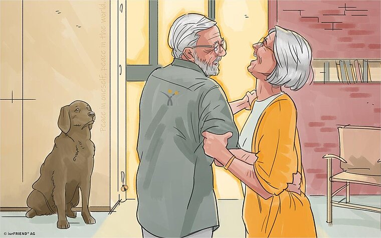 Mann Frau Hund iurFRIEND® AG