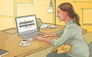 Nur noch arbeiten, um Unterhalt zu zahlen?